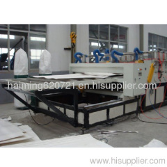 PVC skinning foaming board production line