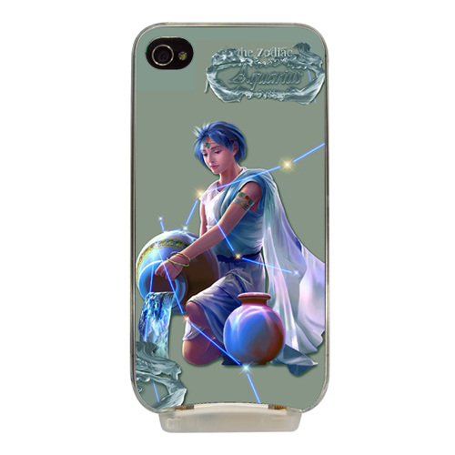 Constellation LED apple iphone case aquarius