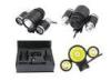 1800 Lumen Bicycle Light Headlamp, Aluminum Led Headlight Flashlight With Wire Switch