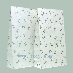 80g white kraft paper bag for food carrier