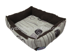 square pet bed