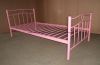 Pink Metal Bed