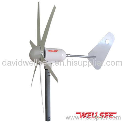 WS-WT 300W WELLSEE 6 leaves Wind Turbine/ A horizontal axis wind turbine