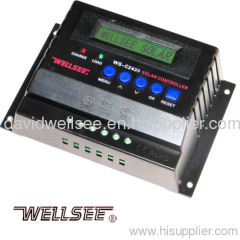 WELLSEE WS-C2430 30A 12/24V solar controller with LCD