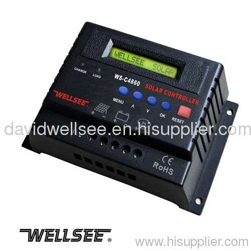 WELLSEE WS-C4860 40A 48V SOLAR PANEL CHARGE CONTROLLER