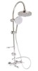 Shower sets with ABS shower head and hand shower, cold&hot water supply
