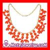 2012 New Fashion J Crew Orange Bubble Bib Necklace Wholesale