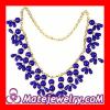 Ocean Blue New Fashion Blue Bubble Bib Necklace Wholesale