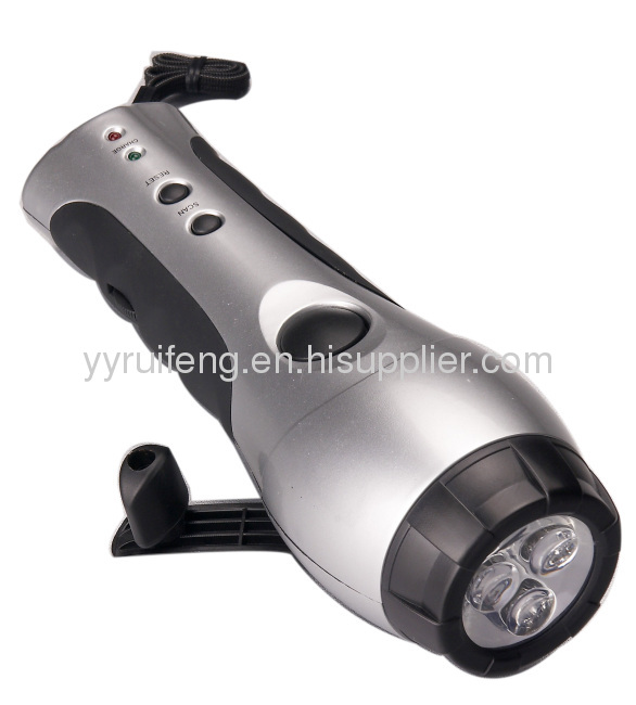 Flashlight With Charger,LED Flashlight With Mobile Charger and Radio