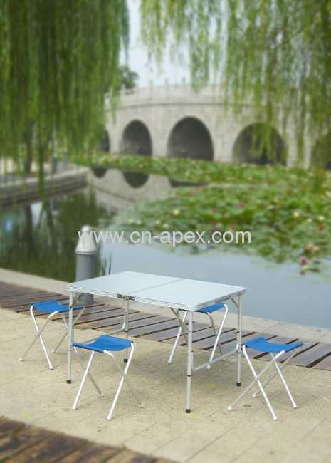 Foldable picnic table Aluminum frame