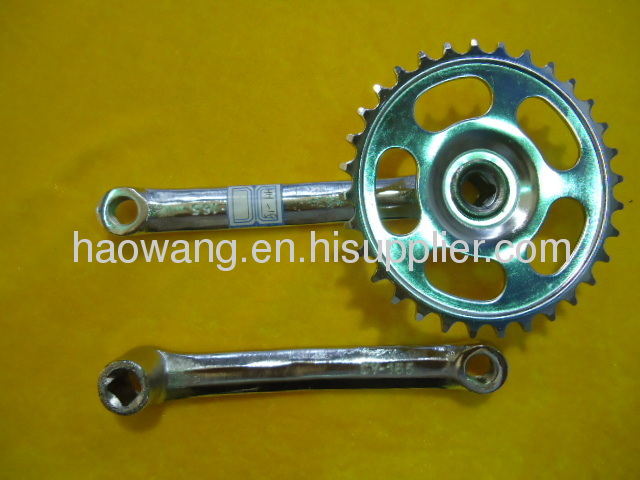 152mm steel bicycle fixed gear crank sprocket