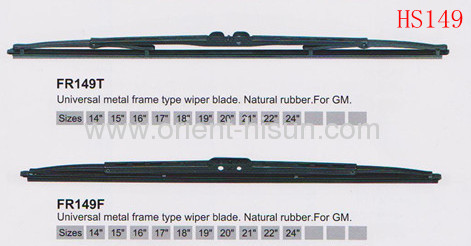 Universal metal frame type wiper blade