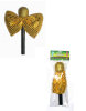 GLITTER MICROPHONE W/RIBBON FLOWER