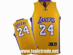 wholesale Los Angeles Lakers #24 kobe bryant yellow Jerseys