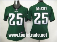 Womens Philadelphia Eagles 25 McCoy Green Elite Jersey
