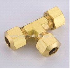 Brass Union Tee Ferrule connectors