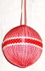 christmas tree decoration--100MM RIBON BALL HANGING