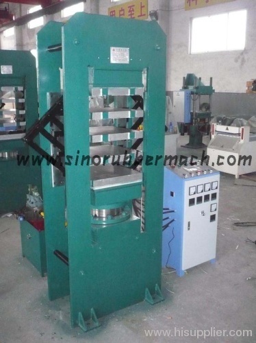 Frame type rubber plate vulcanizing machine