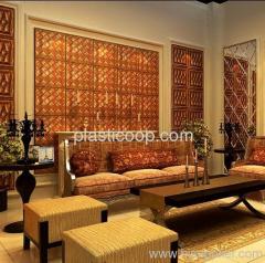 Leather panel GLM8016 for background work together with wallpaper