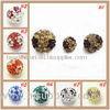 Jewelry Accessories Shamballa Rhinestone Crystal Pave Ball Beads For Decoration