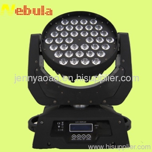 36pcsx10w Quad color led wash moving head light