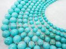 Blue Natural Turquoise stone Semi Precious Gem Beads 8mm Handmade Jewelry