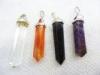 Mix Color Natural Semi Precious Stone Pendants, Agate Pendant For Men's Necklace