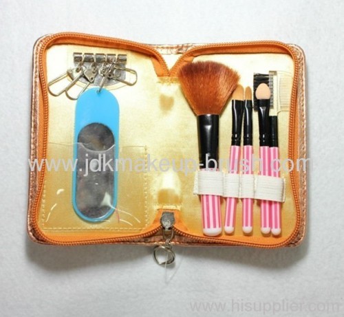 Mini 5pcs Makeup Brush with Mirror