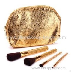 4PCS Golden Crystal Make up Kit Set