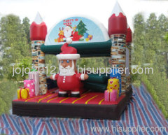 Inflatable santa bouncer