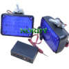 LED Strobe light 12/24v Dual Voltage Warning light blue red color flashing