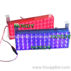 Car Led strobe light cuboid LED emergency warning Lamp led flash with red and blue color