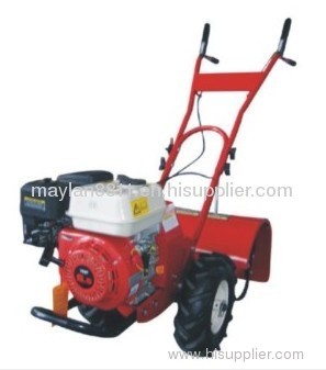 6.5HP gasoline diesel tiller machine with anti-skid plough rotary ridger