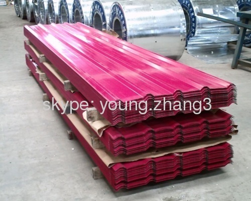 Corrugated color steel