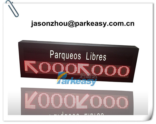 Parking Guidance System--LED Sign