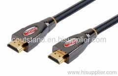 Gold HDMI to HDMI Cable,HDMI 1.4a ,For 3D TV,DVD,PS3,XBOX,Blu ray,LCD,LED