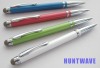 Latest conductive fabric stylus with ball pen writing for iPhone, iPad, Samsung, HTC AS024