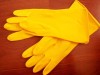 yellow gloves