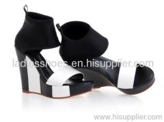 Ladies wedge heel dress sandals