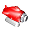 2012 newest beautiul surveillance cameras dive use IP68 waterproof 420TVL/540TVL support 50m underwater detection