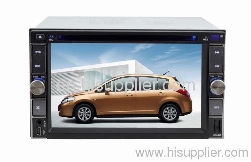 NISSAN LIVINA DVD Player GPS Navigation Radio USB SD TV MP3 Bluetooth AM/FM/RDS VCD CD IPOD Canbus LCD Touchscreen