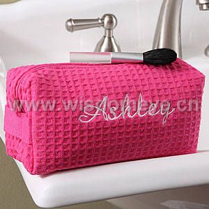 fashional waffle cosmetic bag