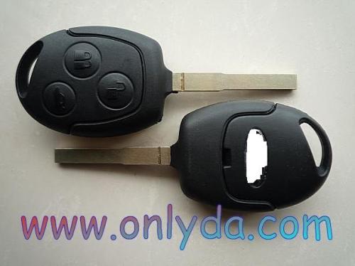 FORD Focus 3 button remote key shell (with battery clamp)