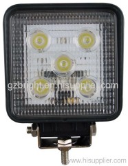 15W auto led work lamp spot light for offroad , suv ,jeep 10-30 V DC