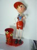 factory saled decor Iron garden doll