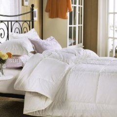 washed white goose down comforter