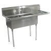 Stainless Steel Two Compartment Sinks