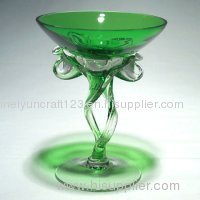 glass candle holder