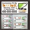 Custom destructible Labels for Laptops,security address labels