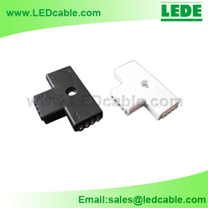 RGB LED Flexible Strip T Type Connector